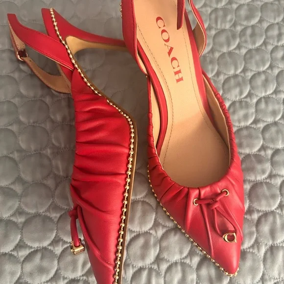 COACH slingback Heels - Picture 3 of 8